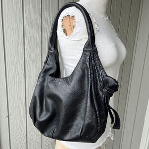 Vintage 90s BOESE Italian Leather Slouchy Hobo Bag – Made in Italy